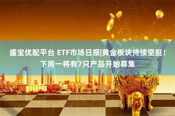 盛宝优配平台 ETF市场日报|黄金板块持续坚挺！下周一将有7只产品开始募集