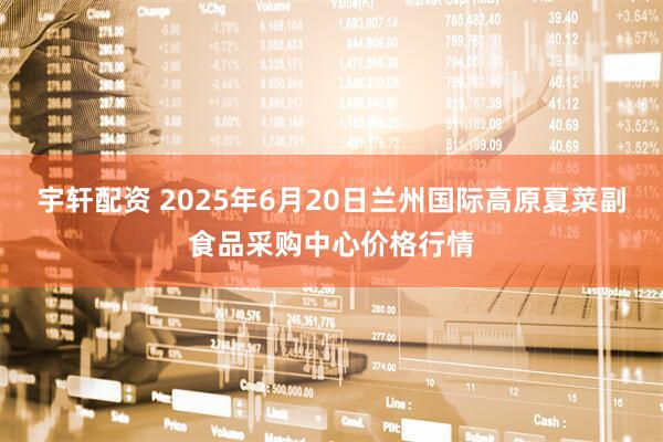 宇轩配资 2025年6月20日兰州国际高原夏菜副食品采购中心价格行情
