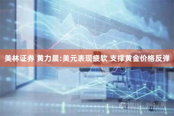 美林证券 黄力晨:美元表现疲软 支撑黄金价格反弹